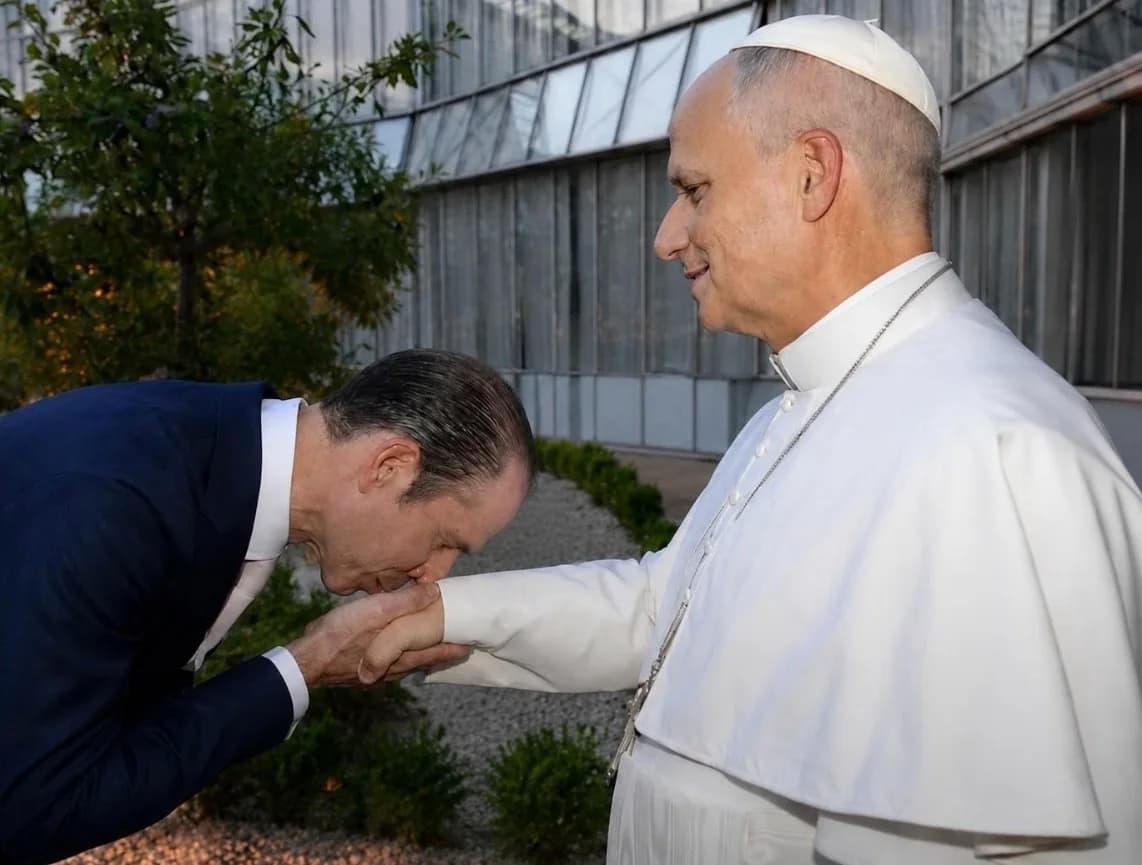 Canticle of Peace gathering featuring Pope Leo XIV and Andrea Bocelli at Castel Gandolfo